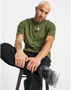 Оversized футболка цвета хаки Premium Essential Nike