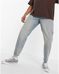 Свободные джинсы светлого цвета с эффектом тонирования Topman
