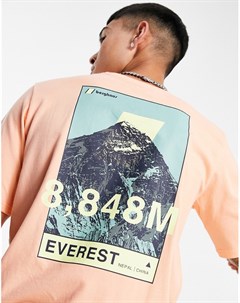 Розовая футболка с принтом 8000 Everest Berghaus