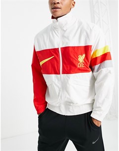 Бело красная олимпийка Liverpool FC Heritage Nike football