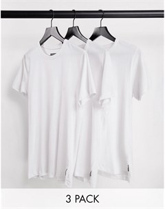 Набор из 3 белых футболок для дома French connection