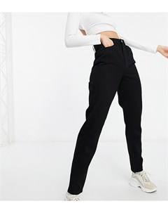 Черные джинсы в винтажном стиле с завышенной талией Riot Missguided tall