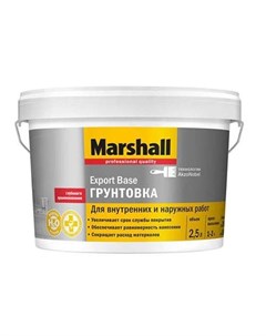 Грунтовка глубокого проникновения Export Base концентрат 1 1 2 5 л Marshall