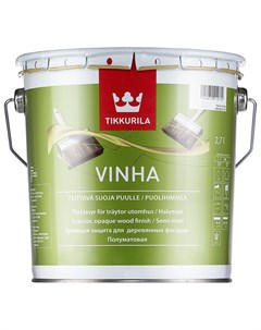 Антисептик кроющий VINHA п мат база С 2 7л Tikkurila