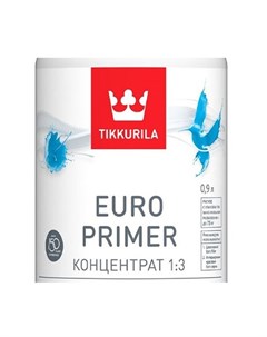 Грунтовка укрепляющая Euro Primer концентрат 1 3 0 9 л Tikkurila
