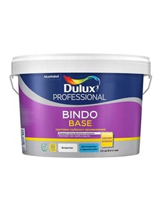 Грунтовка глубокого проникновения Bindo Base концентрат 1 1 9 л Dulux
