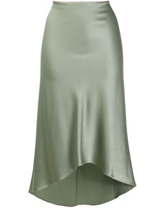 Атласная юбка с асимметричным подолом Alice+olivia