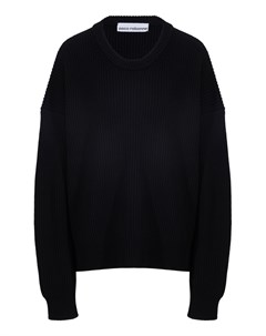 Черный свитер Paco rabanne