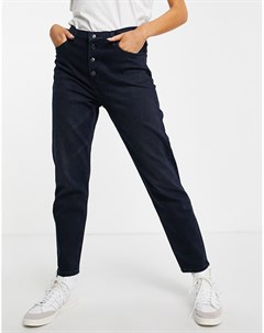 Черные джинсы в винтажном стиле с наружными швами Calvin klein jeans
