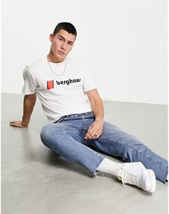 Белая футболка с логотипом Heritage Berghaus
