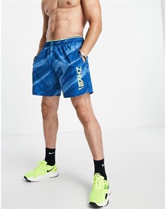 Голубые шорты с принтом Sport Clash Nike training