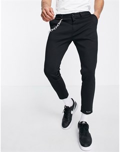 Черные брюки с матовой цепочкой lozere Mauvais