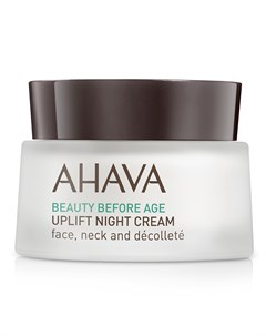 Ночной крем для подтяжки кожи лица шеи и зоны декольте Uplift Night Cream 50 мл Beauty Before Age Ahava