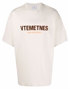 Футболка с логотипом Vetements
