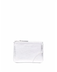 Маленький клатч с эффектом металлик Comme des garçons wallet