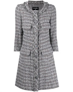 Твидовое однобортное пальто 2013 го года Chanel pre-owned