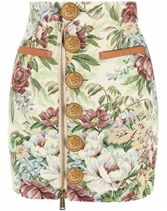 Жаккардовая юбка мини с цветочным узором Dsquared2