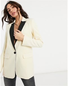 Пиджак кремового цвета Asos design