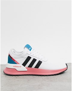 Белые кроссовки с контрастной подошвой U Path Run Adidas originals