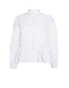 Белая поплиновая рубашка в стиле oversized Miss selfridge