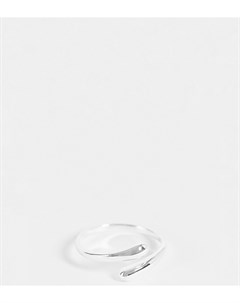 Кольцо из стерлингового серебра с закрученным вокруг пальца дизайном Asos design