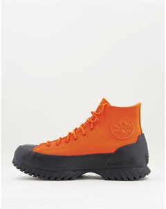 Зимние ботинки оранжевого и черного цвета Chuck Taylor All Star Lugged Winter 2 0 Converse