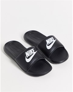 Черные шлепанцы Victori Nike