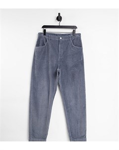 Серые вельветовые свободные джинсы в стиле унисекс Inspired The 83 Reclaimed vintage