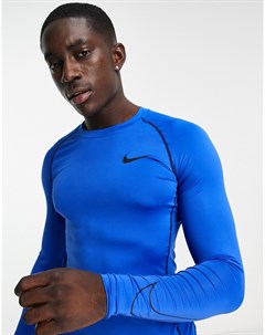 Синий лонгслив Nike Pro Training Nike training