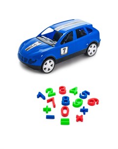 Набор летний Детский автомобиль Кроссовер Песочный набор Арифметика Тебе-игрушка