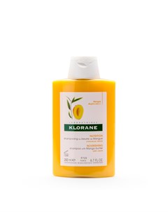 Увлажняющий и питательный шампунь с маслом манго 200 мл Klorane