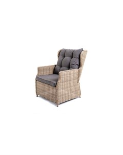 Кресло раскладное форио коричневый 75x100x87 см Outdoor