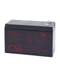 Батарея для ИБП UPS12360 7 F2 12В 7 5Ач Csb