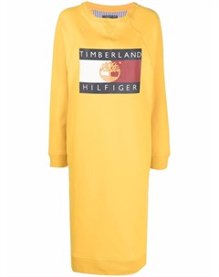 Платье толстовка с вышитым логотипом Tommy hilfiger