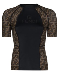 Спортивная футболка с логотипом FF Fendi
