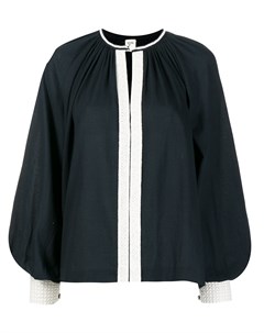 Блузка со сборками Hermès