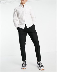 Черные узкие брюки из переработанного полиэстера Burton Burton menswear