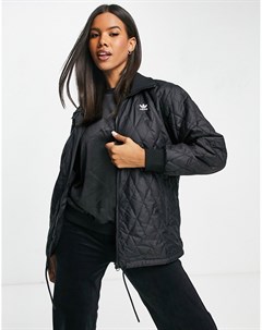 Черная стеганая куртка adicolour Adidas originals