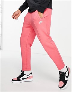 Розовые суженные книзу джоггеры Club Nike