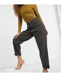 Шоколадные джинсы в винтажном стиле с завышенной талией ASOS DESIGN Petite Asos petite