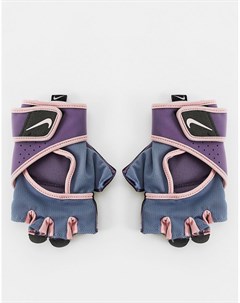 Фиолетовые женские перчатки для занятий фитнесом Premium Nike