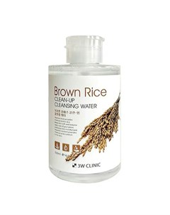 Вода очищающая мицеллярная Clean Up Cleansing Water Brown Rice 3w clinic