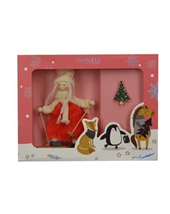 Подарочный набор CHRISTMAS GIFT 2 Комплект декоративная ёлочная игрушка брошь Twinkle