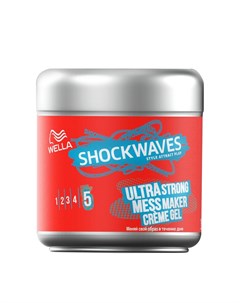 Крем гель для укладки волос Shockwaves Wella