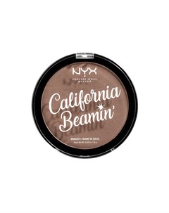 Бронзирующая пудра для лица и тела CALIFORNIA BEAMIN FACE BODY BRONZER Nyx professional makeup