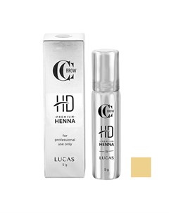 Хна для бровей CC Brow HD Premium Henna Lucas