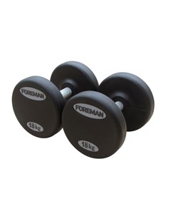 Гантели фиксированные обрезиненные 42 кг FM\ARD-42KG\BK-FL-00 пара Foreman
