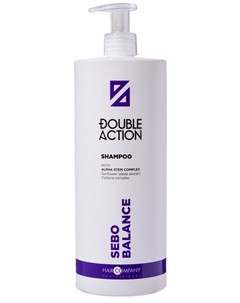 Шампунь Sebo Balance регулирующий работу сальных желез 1000 мл Double Action Hair company professional