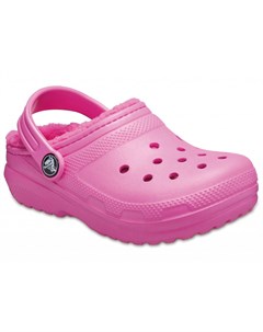 Утепленные сабо детские Kids Classic Lined Clog Electric Pink Electric Pink Crocs