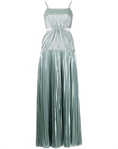 Плиссированное платье Daisy с эффектом металлик Jonathan simkhai